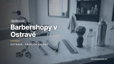 Barbershopy v Ostravě - ilustrační náhledová karta magazínu Ostravalove.cz