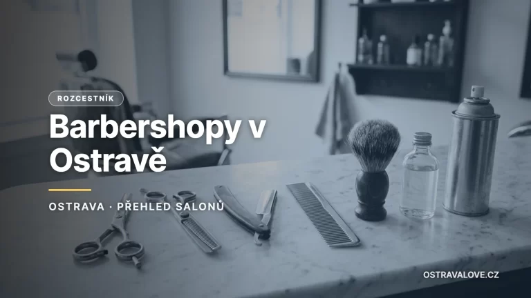 Barbershopy v Ostravě - ilustrační náhledová karta magazínu Ostravalove.cz