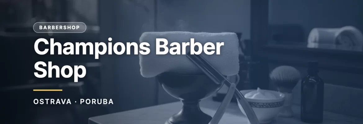 Champions Barber Shop - ilustrační náhledová karta magazínu Ostravalove.cz