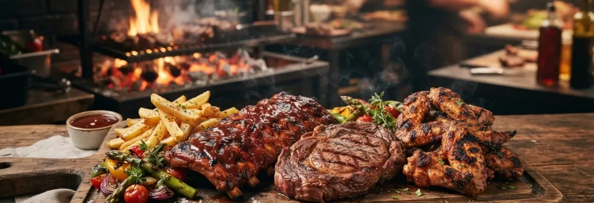 Coal&Fire Grill Ostrava - maso z otevřeného ohně