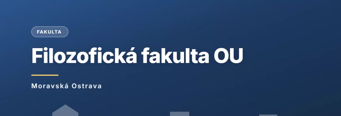 Filozofická fakulta Ostravské univerzity, Moravská Ostrava