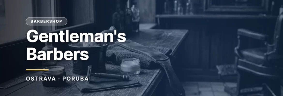 Gentleman's Barbers - ilustrační náhledová karta magazínu Ostravalove.cz