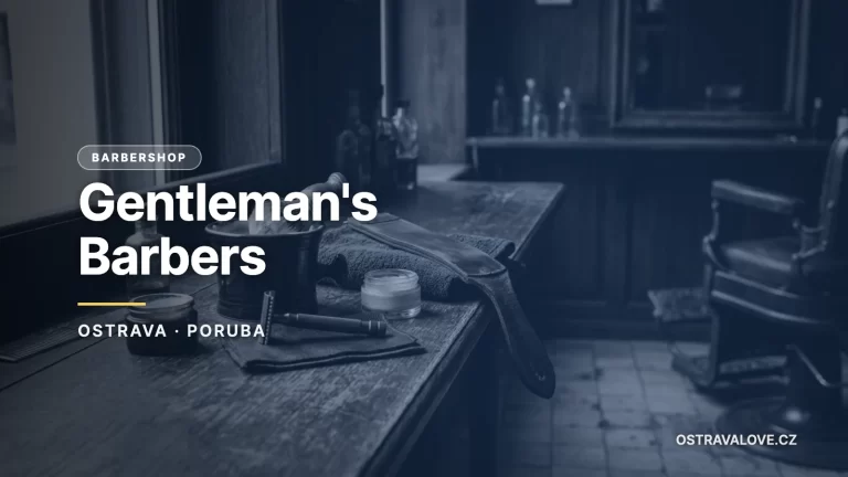 Gentleman's Barbers - ilustrační náhledová karta magazínu Ostravalove.cz