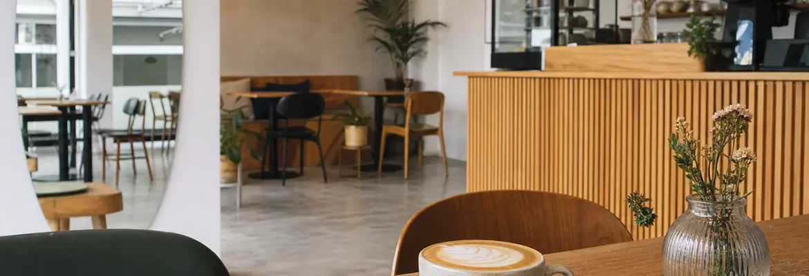 Ilustrační interiér Meraki Coffee v Ostravě-Porubě