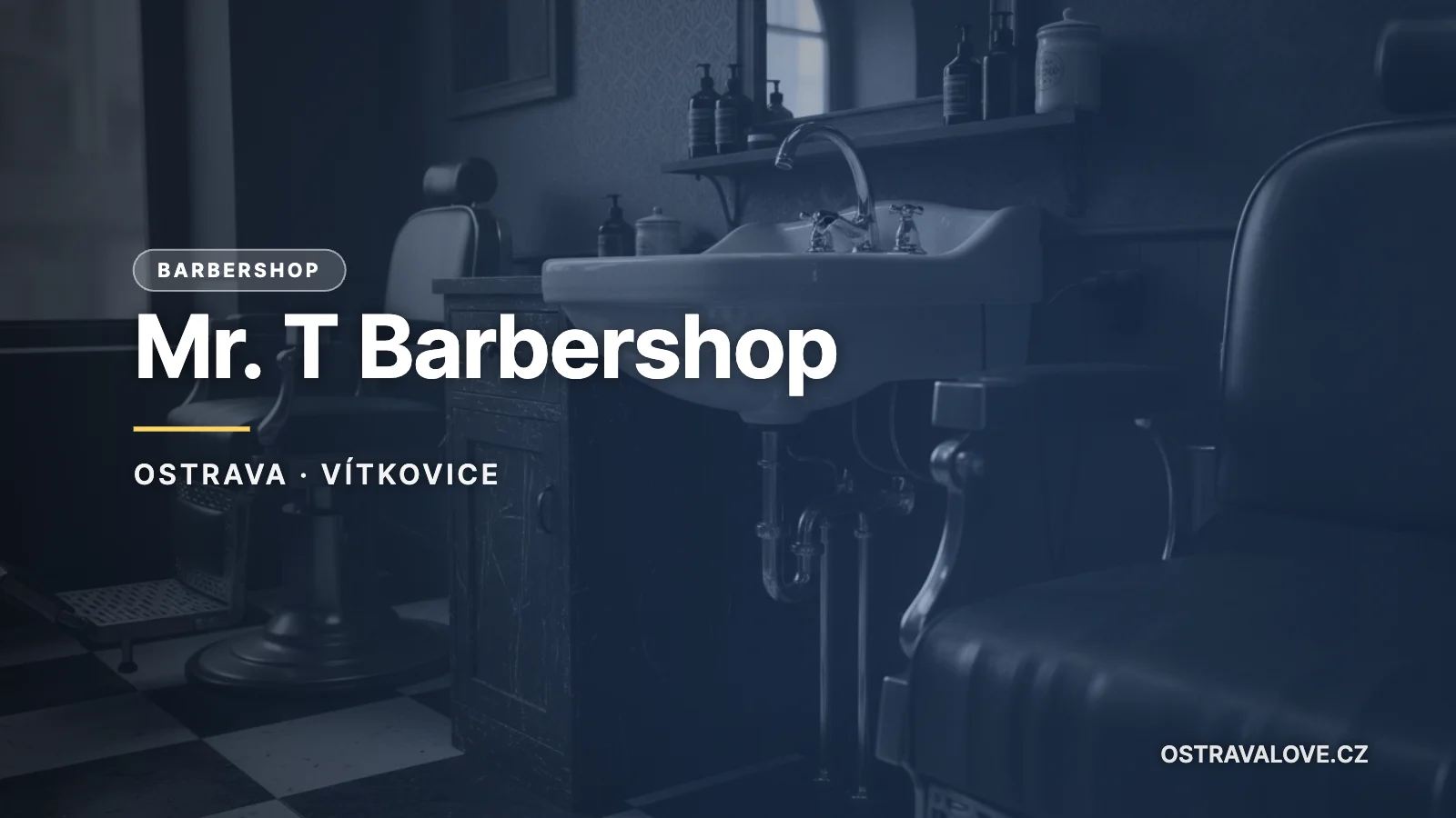 Mr. T Barbershop - ilustrační náhledová karta magazínu Ostravalove.cz