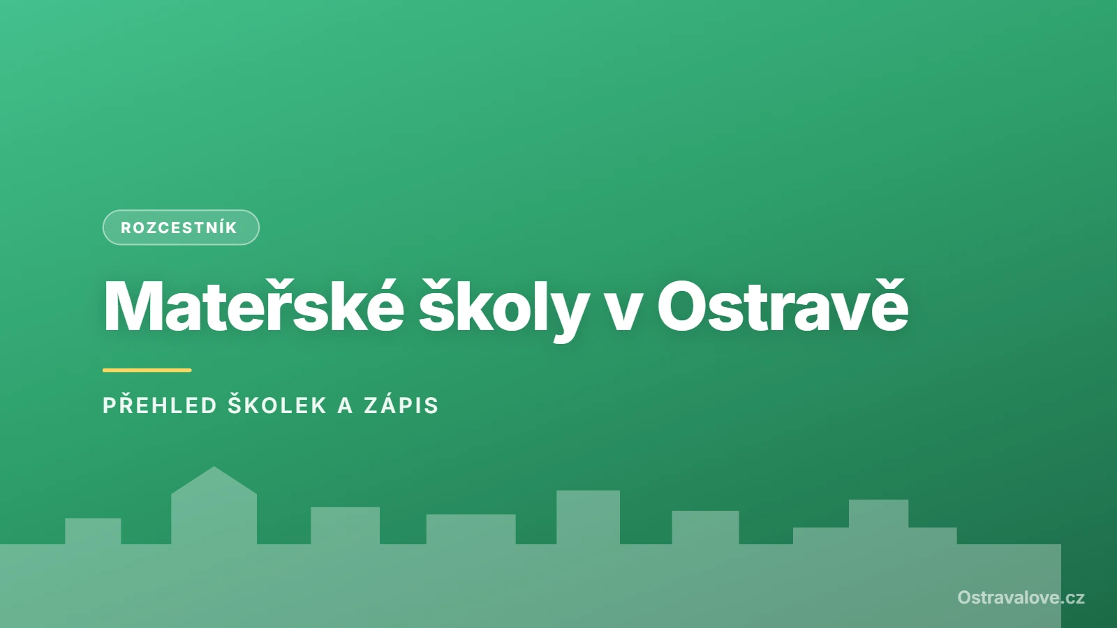Grafický náhled - rozcestník Mateřské školy v Ostravě