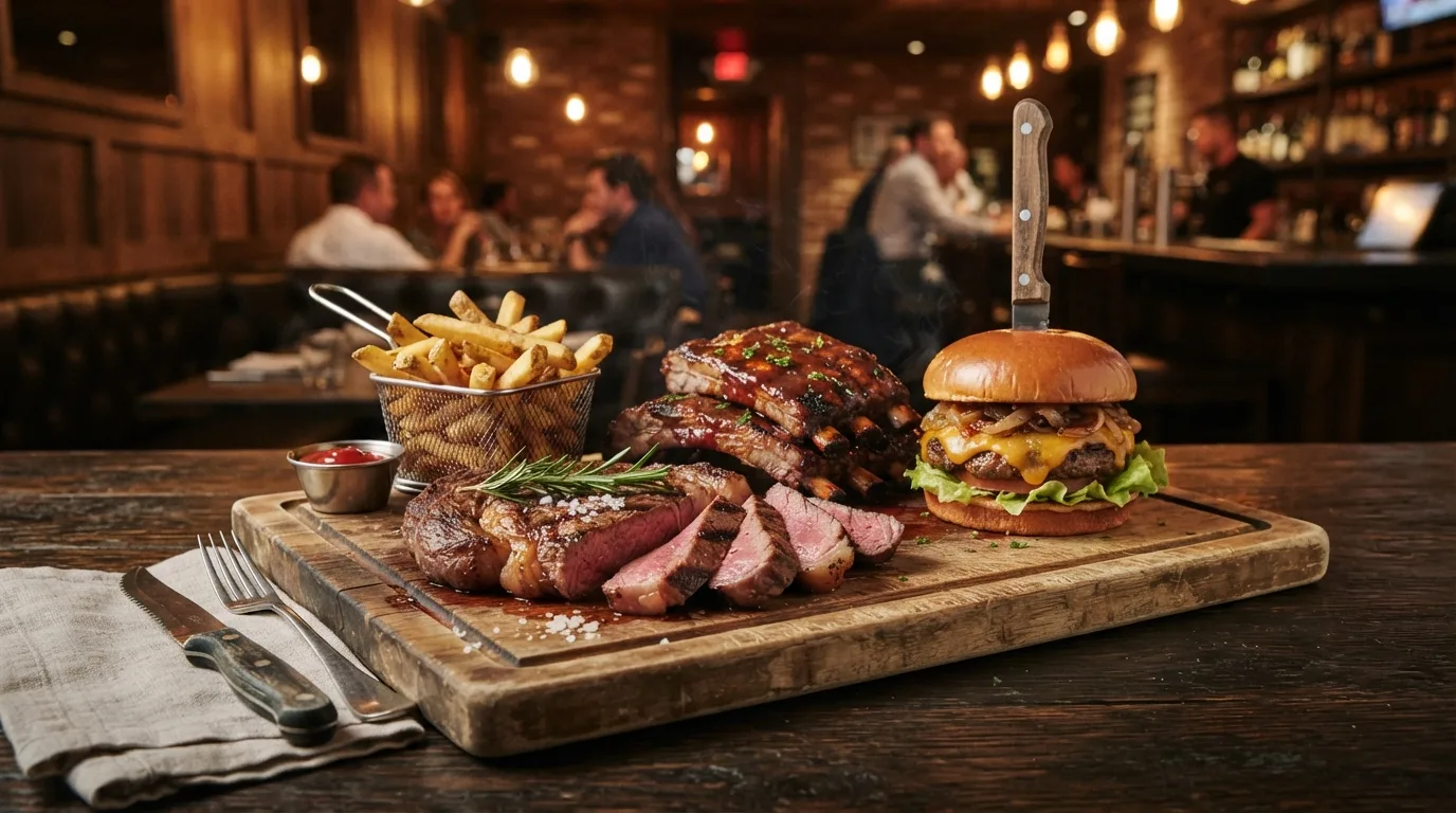 Steaky, grily a burgery v Ostrave