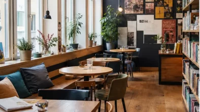 Kavárna s knihovnou a kulturním prostorem – ilustrační fotografie PANT Ostrava