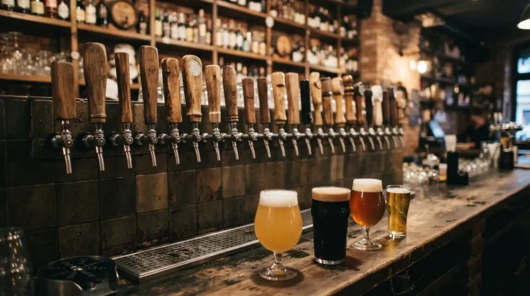 Multitap s craft pivy - Pivni bar U Segala Ostrava