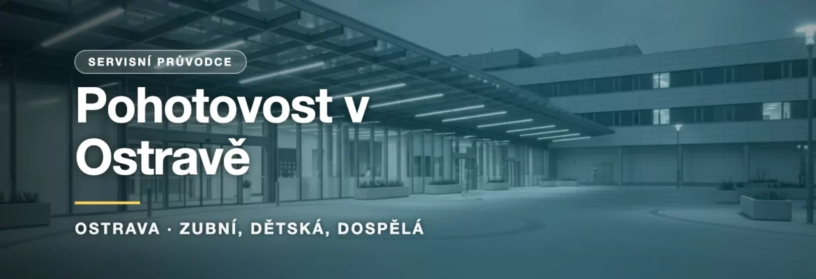 Pohotovost v Ostravě - ilustrační náhledová karta magazínu Ostravalove.cz