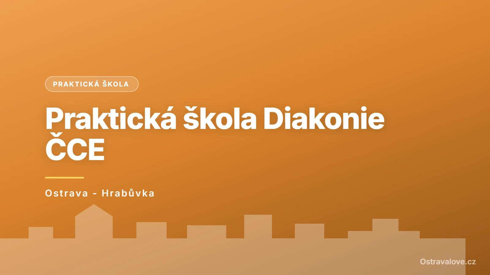 Mateřská škola, základní škola speciální a praktická škola Diakonie ČCE Ostrava, Ostrava - Hrabůvka