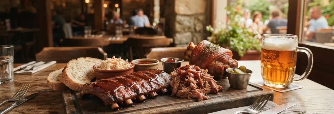 Restaurace Stodola Ostrava - BBQ žebra a gril