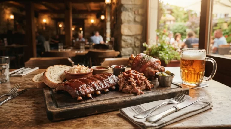 Restaurace Stodola Ostrava - BBQ žebra a gril