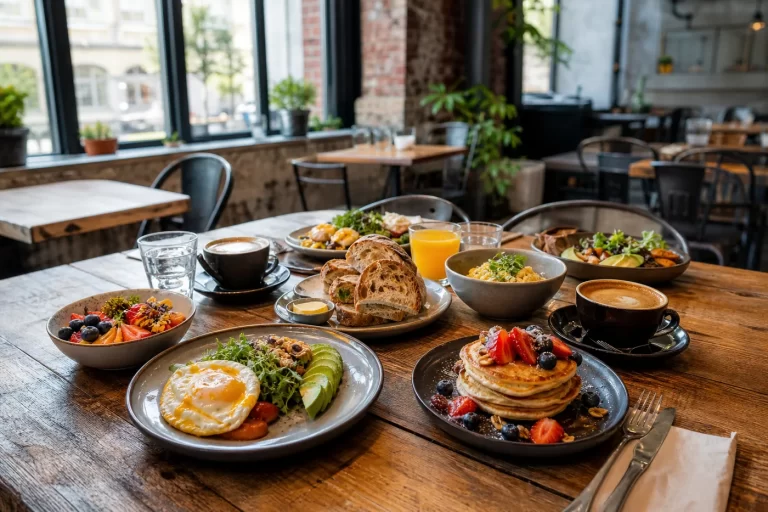 Snídaně a brunch na stole v ostravském bistru