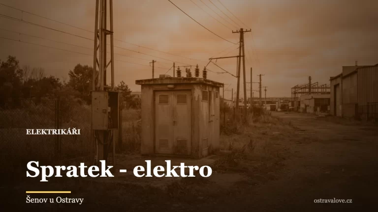Spratek - elektro, elektrikář v Ostravě