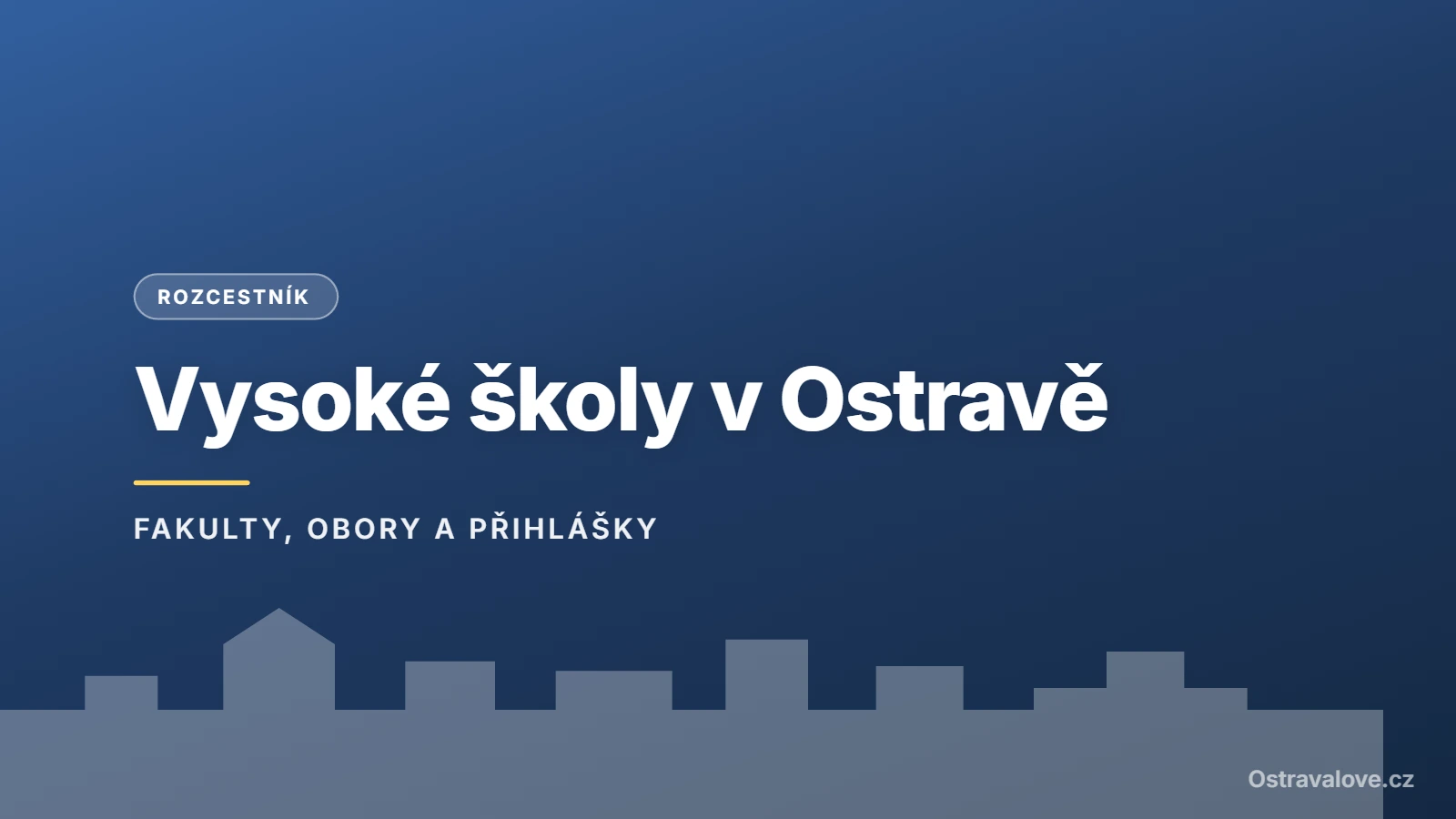 Vysoké školy v Ostravě