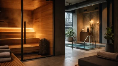 Moderní wellness se saunou a relaxačním bazénem v Ostravě