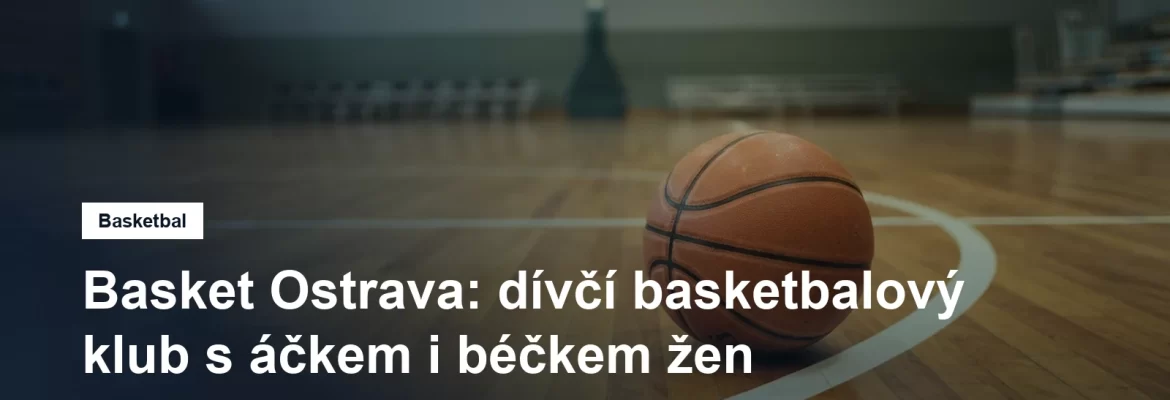 Basketbalový míč na palubovce pod košem
