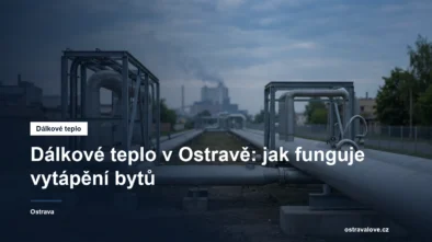 Izolované horkovodní potrubí teplárenské soustavy