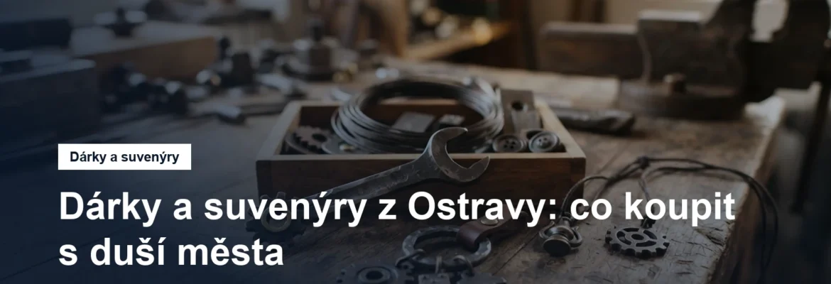 Industriální dárkové předměty s motivy města