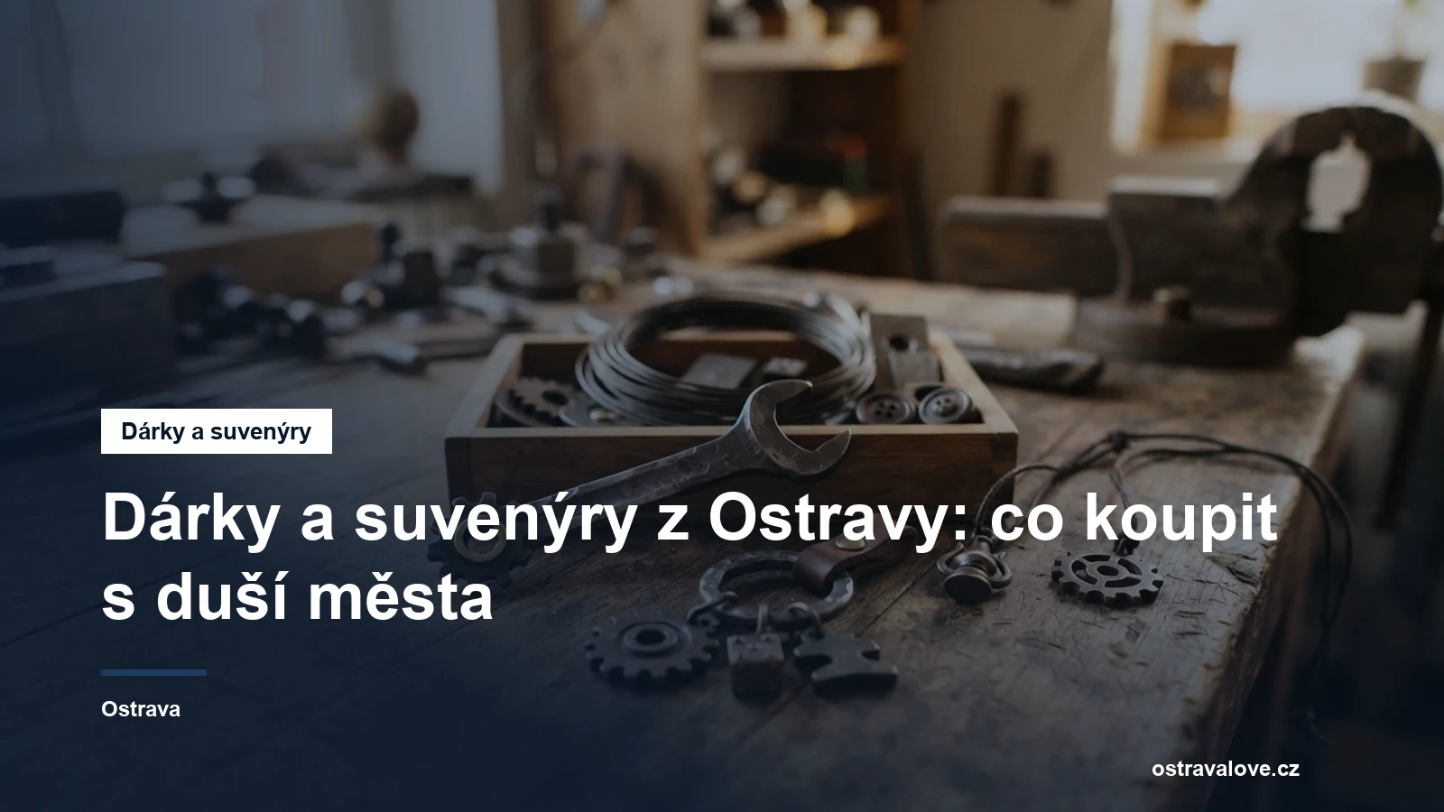 Industriální dárkové předměty s motivy města