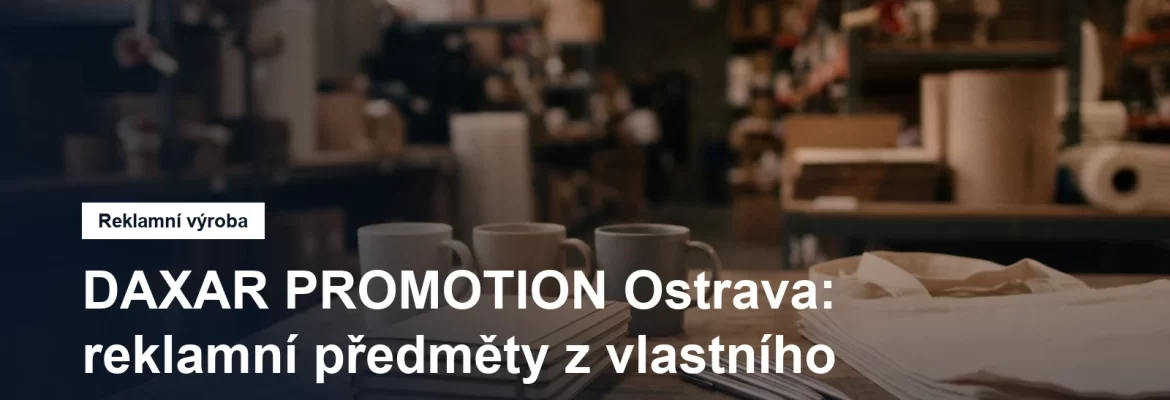 Reklamní předměty s firemním potiskem ve skladu v Ostravě
