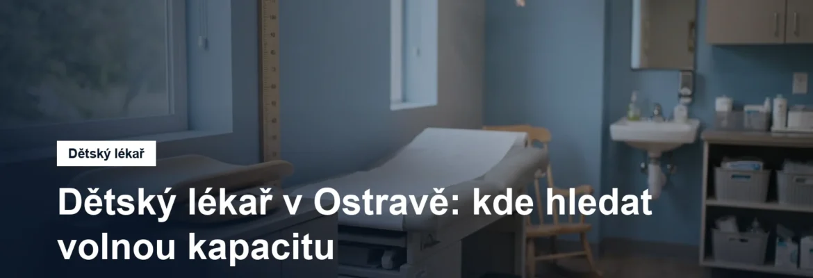 Dětská ordinace s váhou a měřidlem výšky