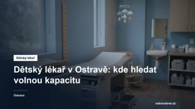 Dětská ordinace s váhou a měřidlem výšky