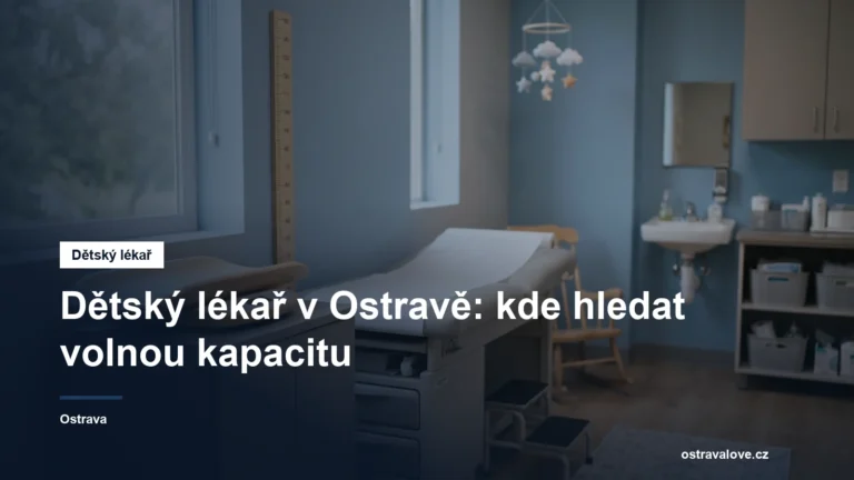 Dětská ordinace s váhou a měřidlem výšky