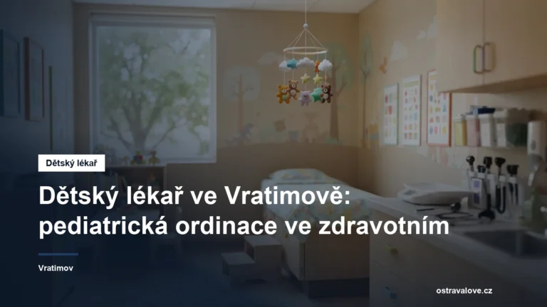 Dětská ordinace s barevnými prvky