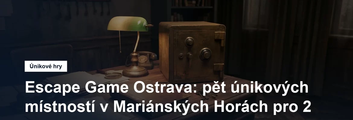 Úniková hra v Mariánských Horách, místnost se zámky a hlavolamy