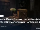 Úniková hra v Mariánských Horách, místnost se zámky a hlavolamy