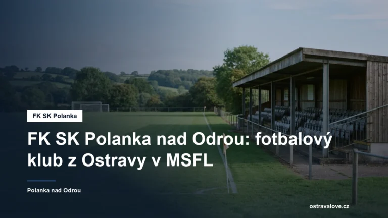 Fotbalový stadion s tribunou a hrací plochou