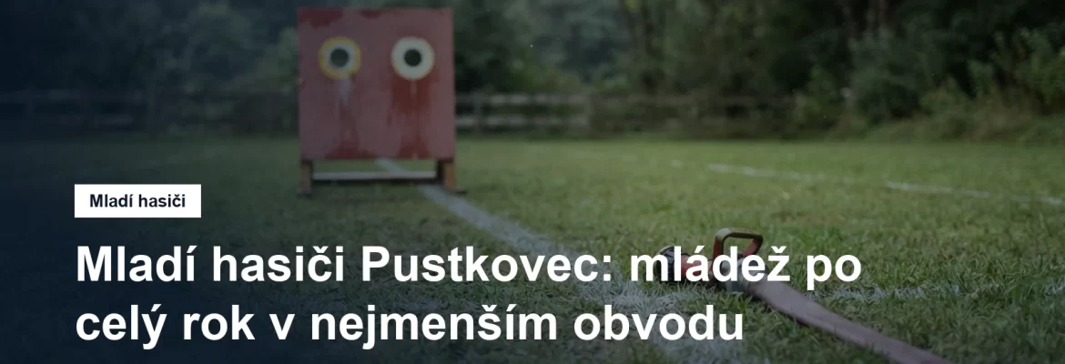Terč a proudnice připravené na požární útok
