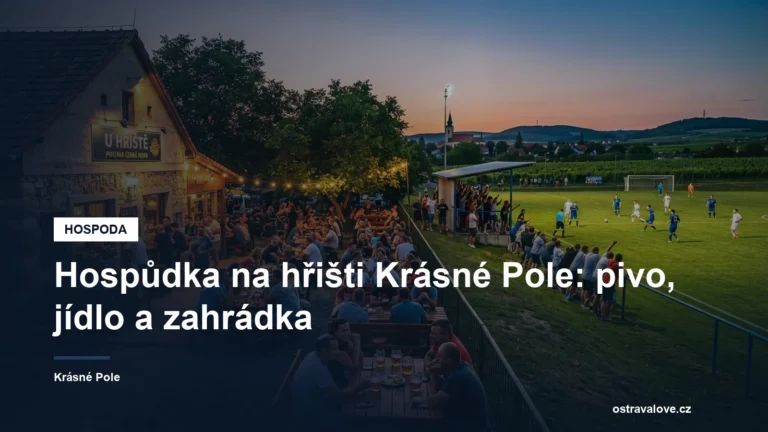 Hospůdka na hřišti v Krásném Poli se zahrádkou