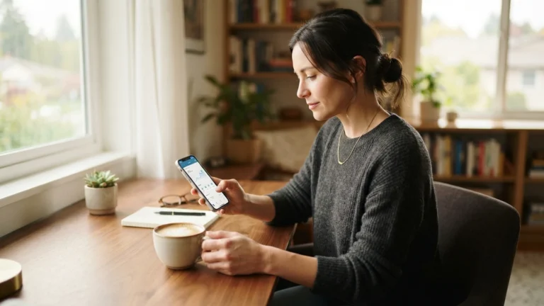 Správa spořicího účtu v mobilní bankovní aplikaci