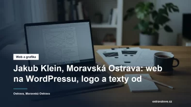 Webdesignér a grafik Jakub Klein, Moravská Ostrava