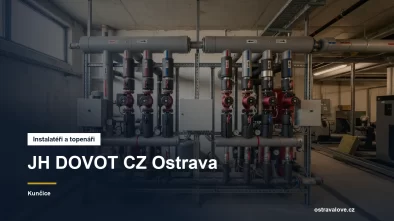 Rozvody topení v technické místnosti objektu