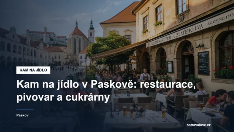 Restaurace na náměstí v Paskově