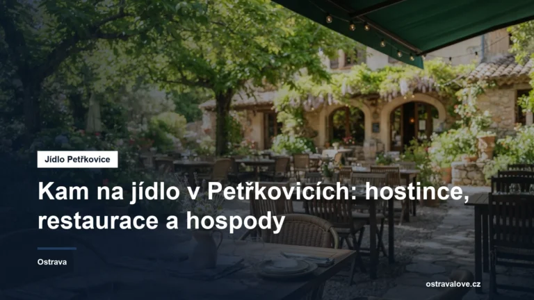 Restaurace s letní zahradou a posezením