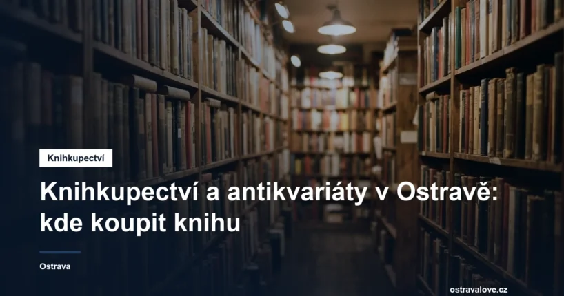 Regály plné knih v knihkupectví