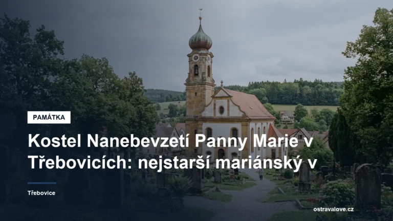 Barokní kostel Nanebevzetí Panny Marie v Třebovicích