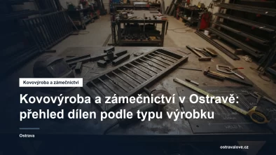 Rozcestník ostravských kovovýrobců a zámečnictví na ostravalove.cz