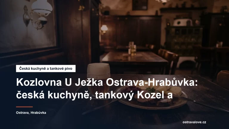 Kozlovna U Ježka v Ostravě-Hrabůvce