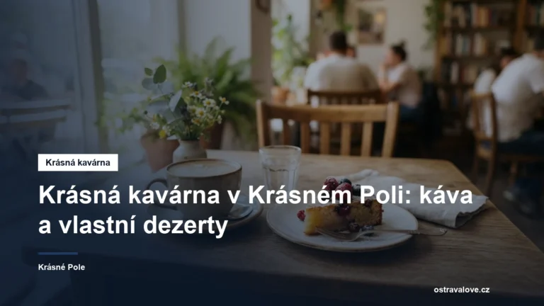 Útulná kavárna s kávou a domácími dezerty
