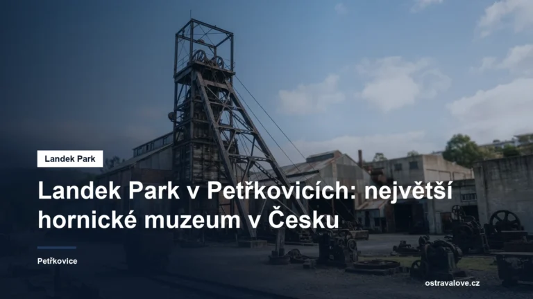 Areál hornického muzea s těžní věží