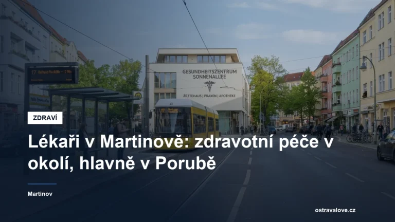Cesta za lékařem z Martinova do okolí