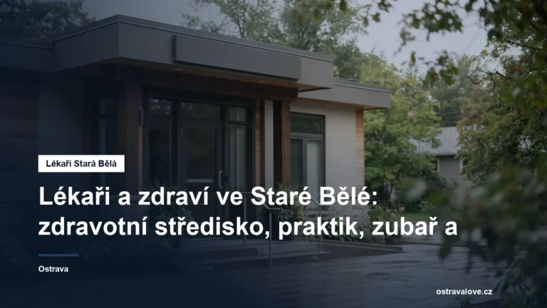 Vstup do budovy zdravotního střediska
