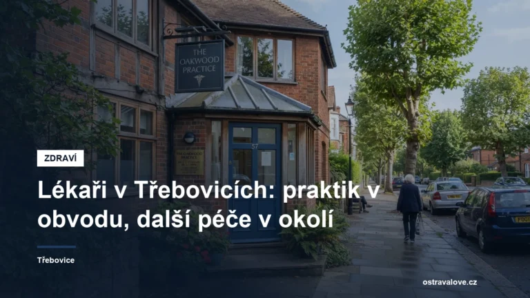 Ordinace praktického lékaře v Třebovicích