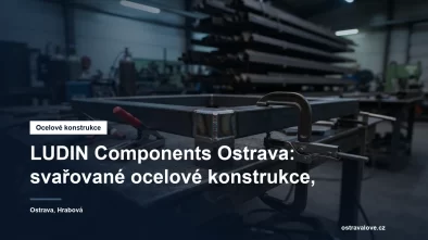 Svařování ocelové konstrukce ve strojírenské dílně v Ostravě